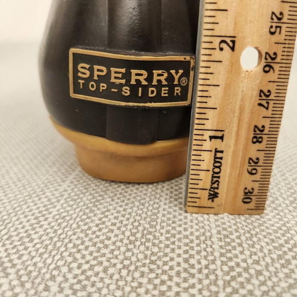 Sperry Top Sider Size 10 Duck Boots Leather Rubber Rain Snow Waterproof Women - Picture 13 of 14